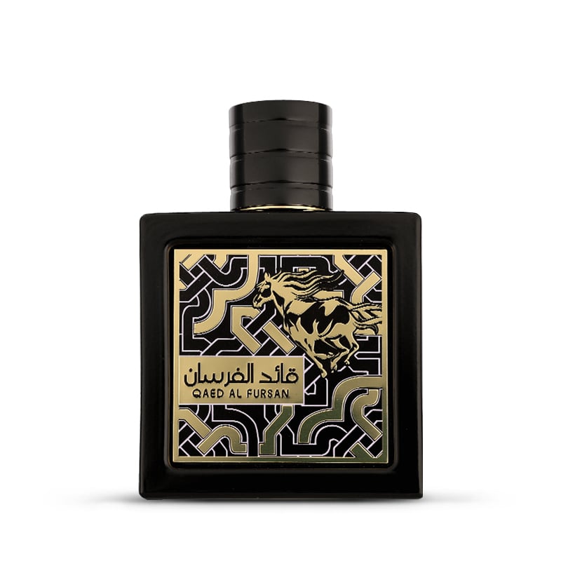 qaed-al-fursan-lattafa-packshot-alphashot-pro-g2-orbitvu-perfume-bottle-AI-generated-background-article-side-by-side